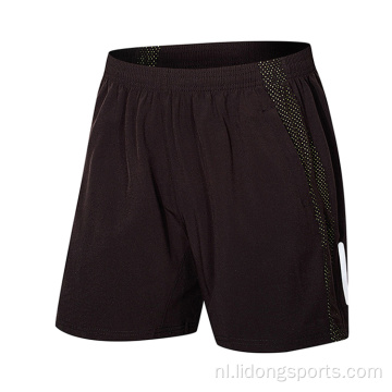 Groothandel Unisex Quick Dry Black Running Shorts